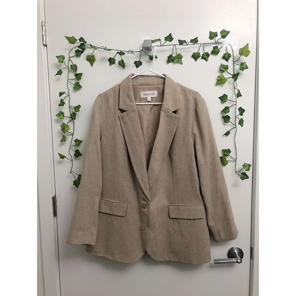 Textured Tan Blazer